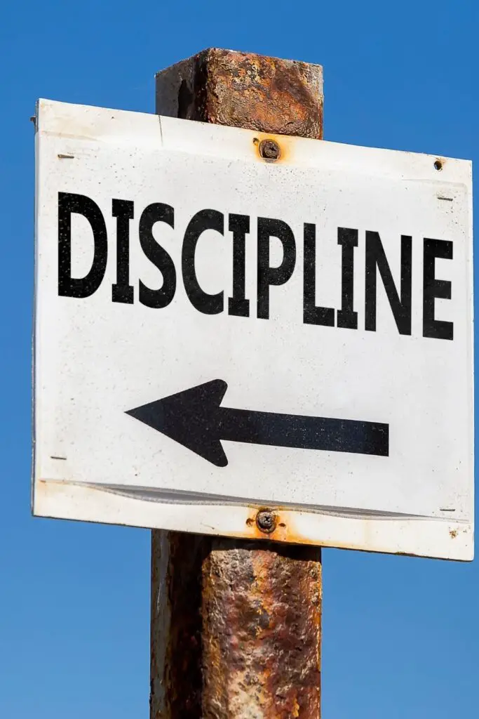 how to be disciplined