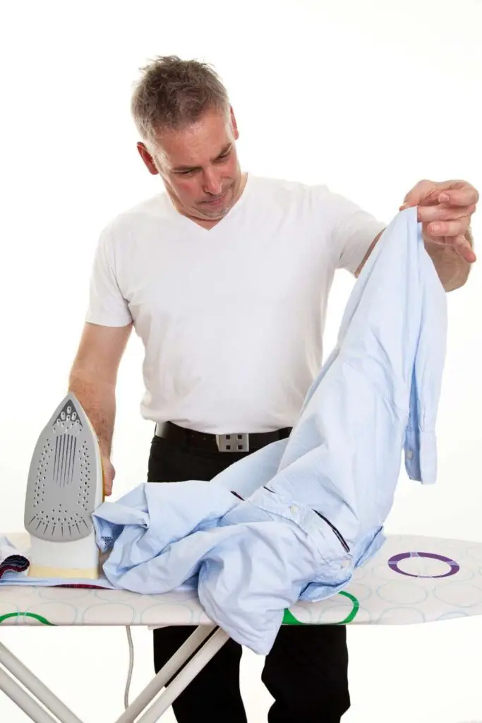 ironing clothes